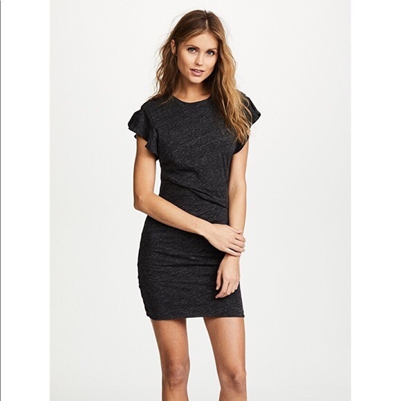 IRO Nanton Cap-Sleeve Fitted Jersey Dress - Picture 2 of 11